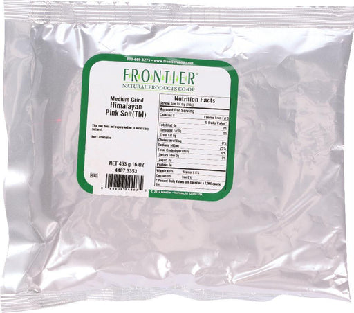 Frontier Natural Products:  Salt Himalayan Pink Coarse Grind, 16 Oz