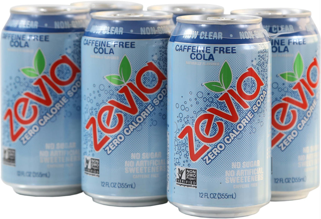 Zevia: Caffeine Free Cola 6 Count, 72 Oz