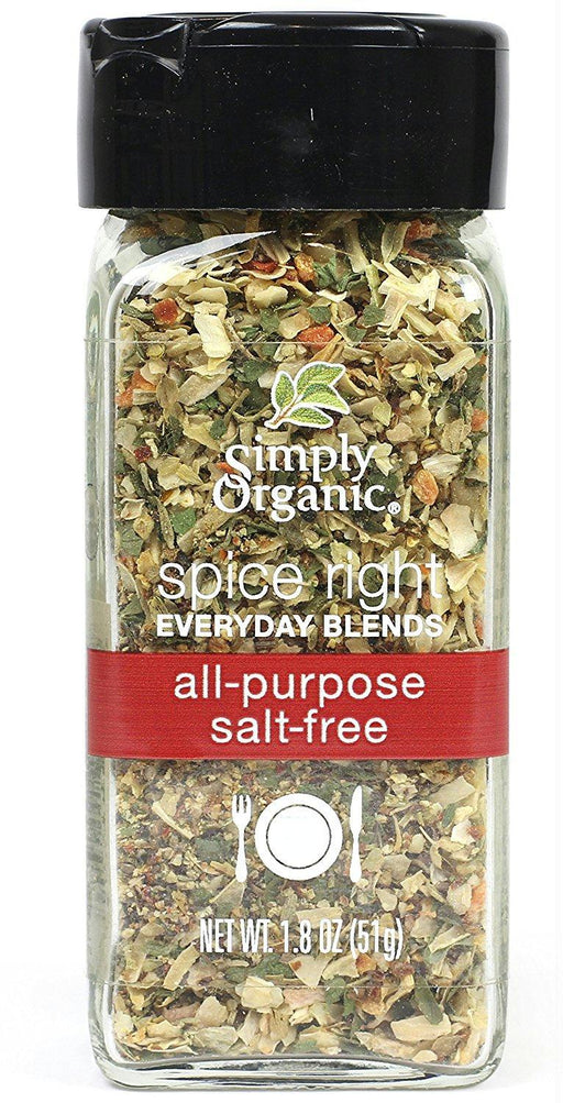 Simply Organic: Spice Right All-purpose Salt-free, 1.8 Oz