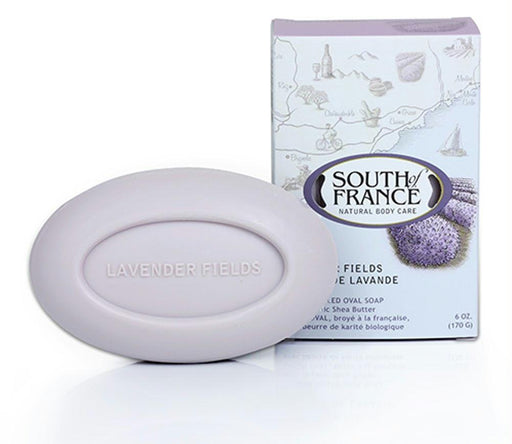 South Of France: French Milled Oval Soap Lavender Fields, 6 Oz