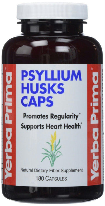 Yerba Prima: Psyllium Husks Caps 625 Mg, 180 Capsules