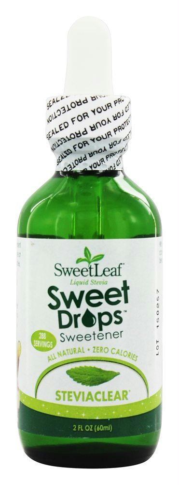 Sweetleaf Stevia: Liquid Stevia Sweet Drops Sweetener Steviaclear, 2 Oz