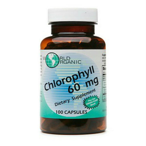 World Organic: Chlorophyll 60mg, 100 Capsules