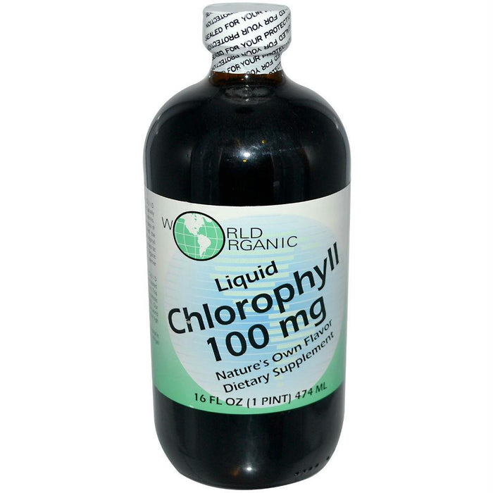 World Organic: Liquid Chlorophyll 100mg, 16 Oz