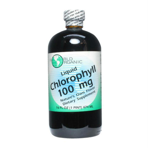 World Organic: Liquid Chlorophyll 100mg, 16 Oz