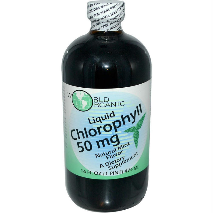 World Organic: Liquid Chlorophyll Mint 50 Mg, 16 Oz