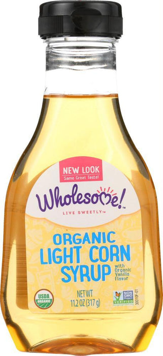 Wholesome Sweeteners: Syrup Corn Light Org (11.000 Oz)