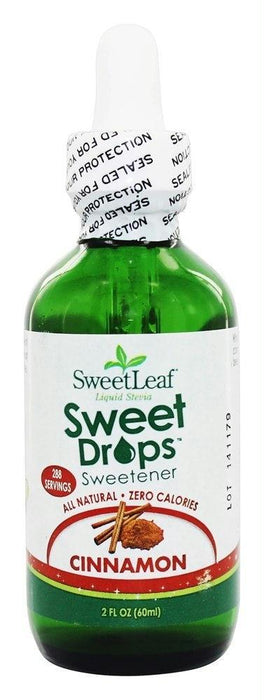 Sweetleaf: Liquid Stevia Sweet Drops Sweetener Cinnamon, 2 Oz