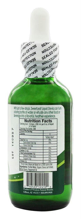 Sweetleaf: Liquid Stevia Sweet Drops Sweetener Peppermint, 2 Oz