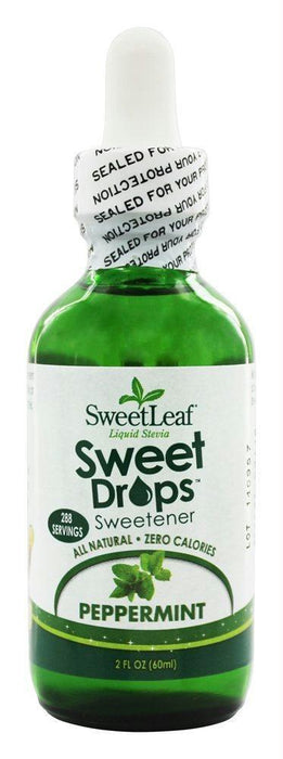 Sweetleaf: Liquid Stevia Sweet Drops Sweetener Peppermint, 2 Oz