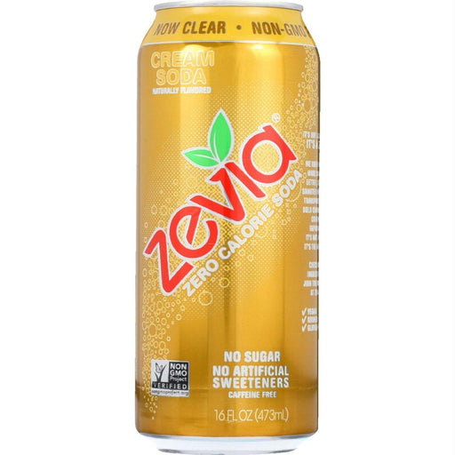 Zevia: All Natural Zero Calorie Cream Soda, 16 Oz