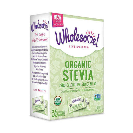 Wholesome Sweeteners: Organic Stevia 35 Packets, 1.23 Oz