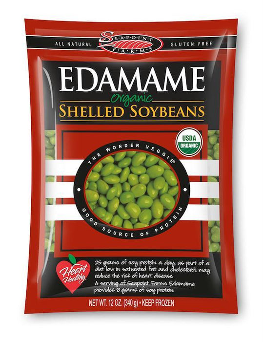 Sea Point Farms: Organic Edamame Shelled Soybeans, 12 Oz