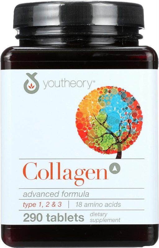 Youtheory: Collagen Advanced Formula Type 1, 2 & 3, 290 Tablets