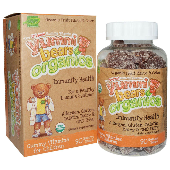 Yummi Bears: Organics Immunity Health, 90 Gummy Bears