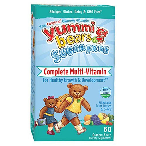 Yummi Bears: Sugar Free Complete Multi-vitamin Natural Fruit, 60 Gummy Bears