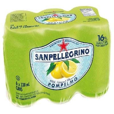 San Pellegrino: Sparkling Grapefruit Beverage 6 Count, 66.9 Oz