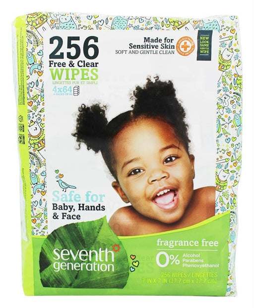 Seventh Generation: Baby Free And Clear Wipes Refill, 256 Wipes