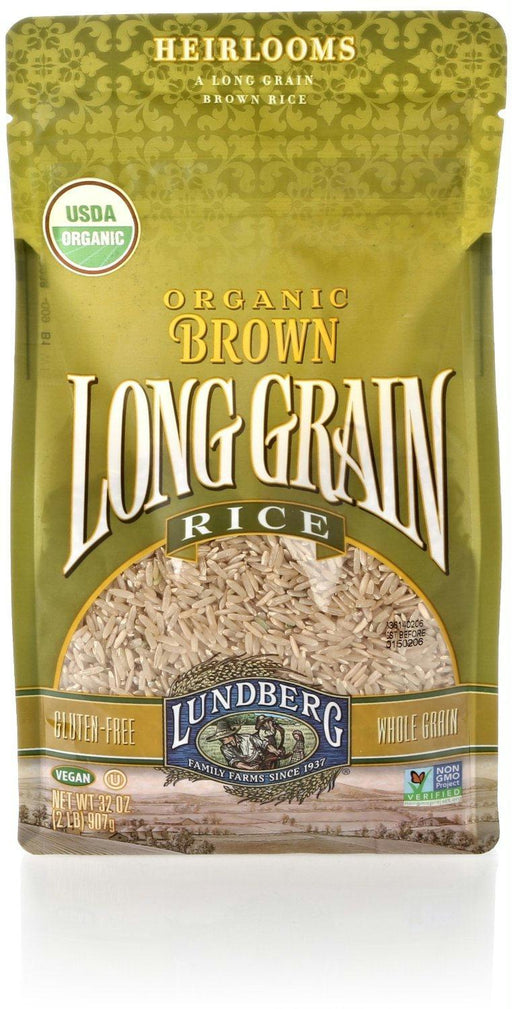 Lundberg: Organic Brown Long Grain Rice, 2 Lb