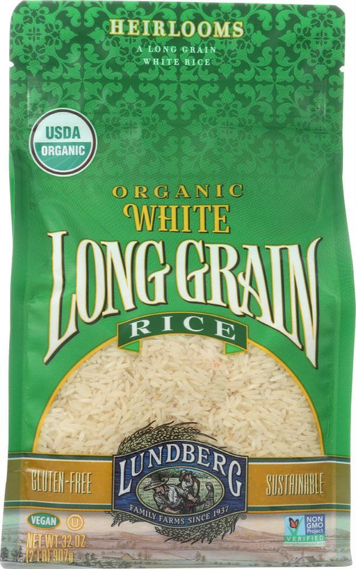 Lundberg: Organic White Long Grain Rice, 32 Oz