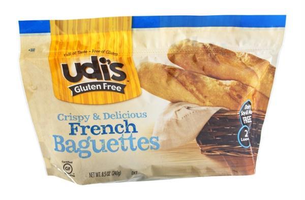 Udis: Gluten Free French Baguettes, Dairy Soy & Nut Free 2 Counts, 8.4 Oz