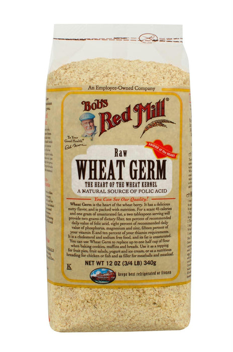 Bobs Red Mill: Natural Raw Wheat Germ, 12 Oz