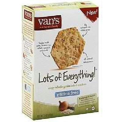 Vans: Natural Foods Gluten Free Lots Of Everything Crispy Whole Grain Baked Crackers, 5 Oz