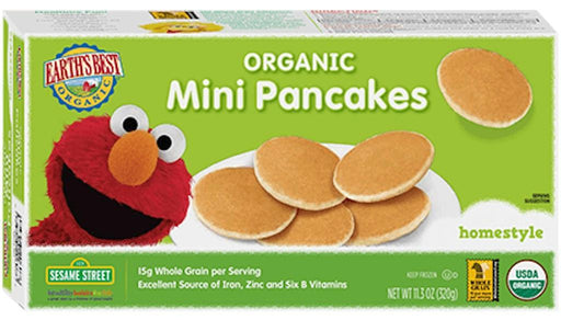 Earths Best: Organic Mini Pancakes Homestyle, 11.3 Oz