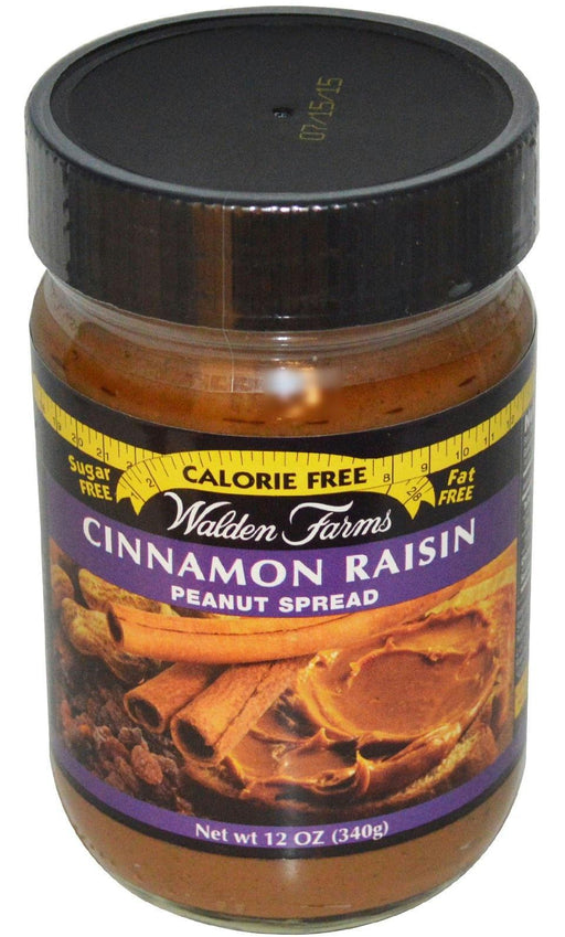 Walden Farms: Peanut Spread Cinnamon Raisin, Fat Free, 12 Oz