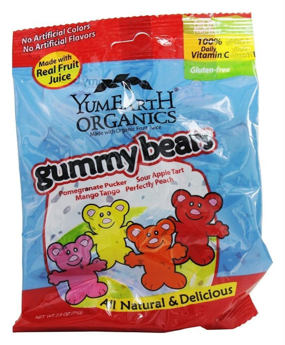 Yumearth: Organics Gummy Bears, 2.5 Oz