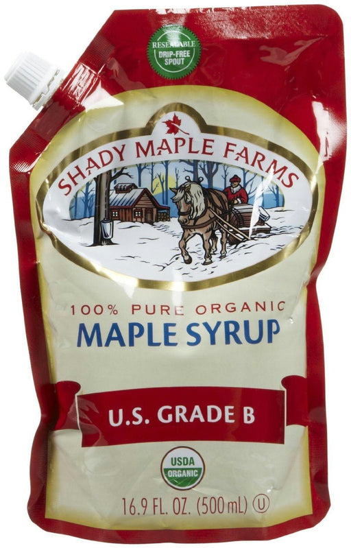 Shady Maple Farms: Organic Grade B Smart Sak Maple Syrup, 16.9 Oz