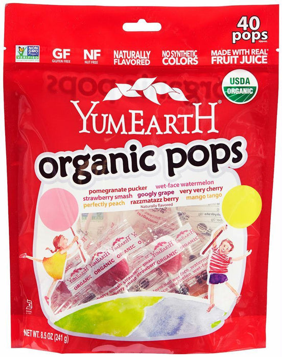 Yumearth Organics: Assorted Organic Pops 40+ Pops, 8.5 Oz