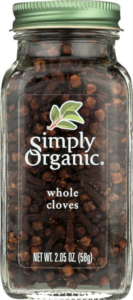 Simply Organic: Ssnng Cloves Whl Bttl (2.050 Oz)