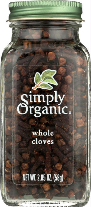 Simply Organic: Ssnng Cloves Whl Bttl (2.050 Oz)