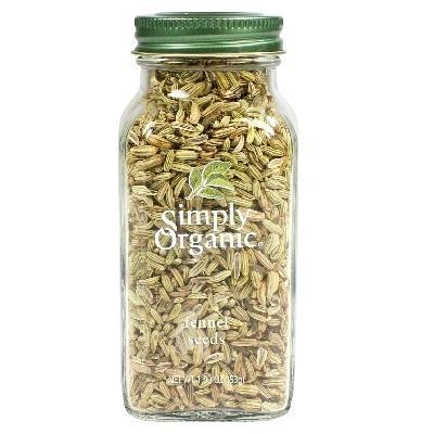 Simply Organic: Fennel Seeds, 1.9 Oz