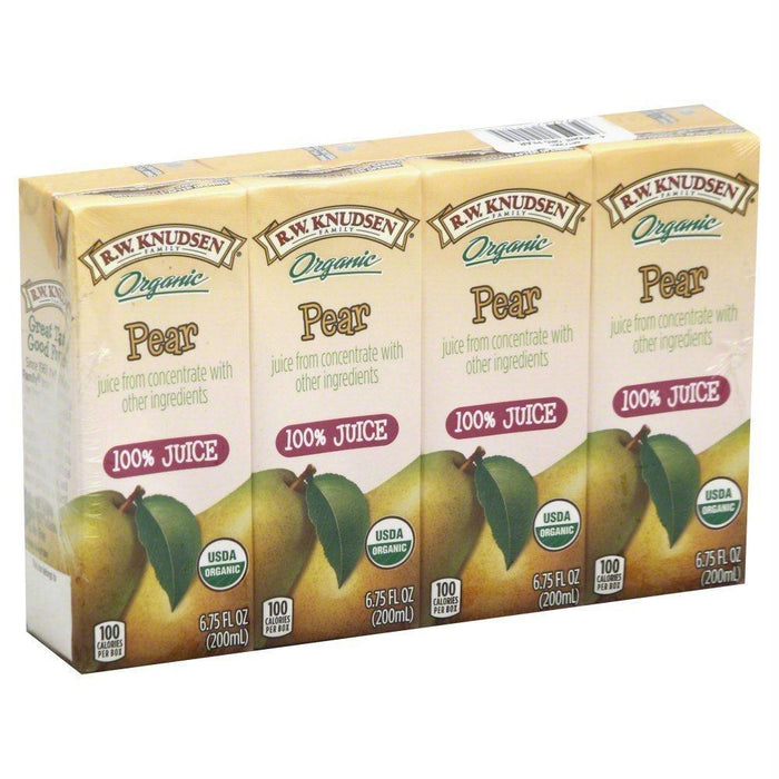 R.w. Knudsen: Family 100% Organic Pear Juice 4 Count, 27 Oz