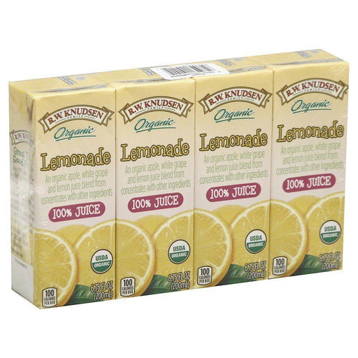 R.w. Knudsen: Family 100% Organic Lemonade Juice 4 Count, 27 Oz