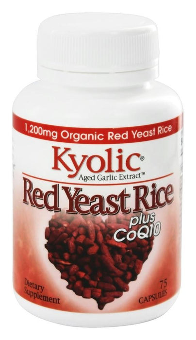 Kyolic: Aged Garlic Extract Red Yeast Rice Plus Coq10, 75 Capsules