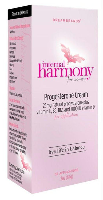 Dreambrands: Internal Harmony For Women Progesterone Cream, 3 Oz