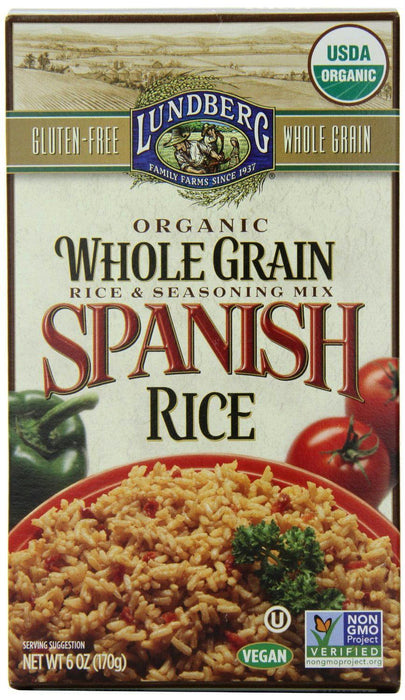 Lundberg: Organic Whole Grain Spanish Rice, 6 Oz