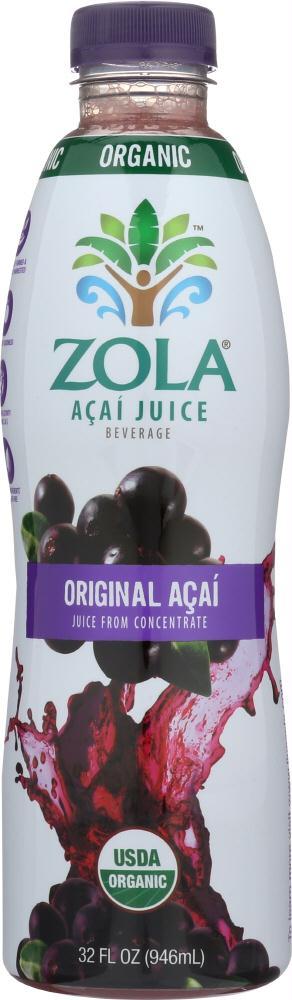 Zola: Juice Acai Orgnl Org (32.000 Fo)